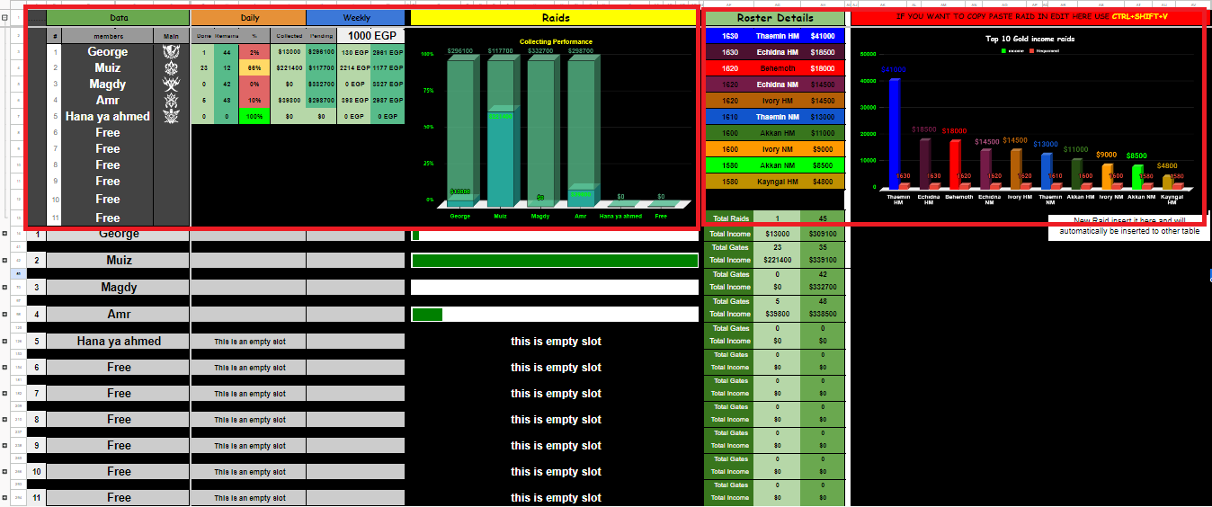 Gaming Agency Progress Tracker
